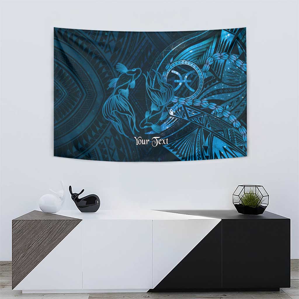 Personalised Polynesia Zodiac Pisces Tapestry Galaxy Polynesian Pattern Chest Tattoo Style LT14 - Polynesian Pride