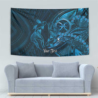 Personalised Polynesia Zodiac Pisces Tapestry Galaxy Polynesian Pattern Chest Tattoo Style LT14 - Polynesian Pride