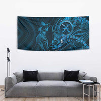Personalised Polynesia Zodiac Pisces Tapestry Galaxy Polynesian Pattern Chest Tattoo Style LT14 - Polynesian Pride
