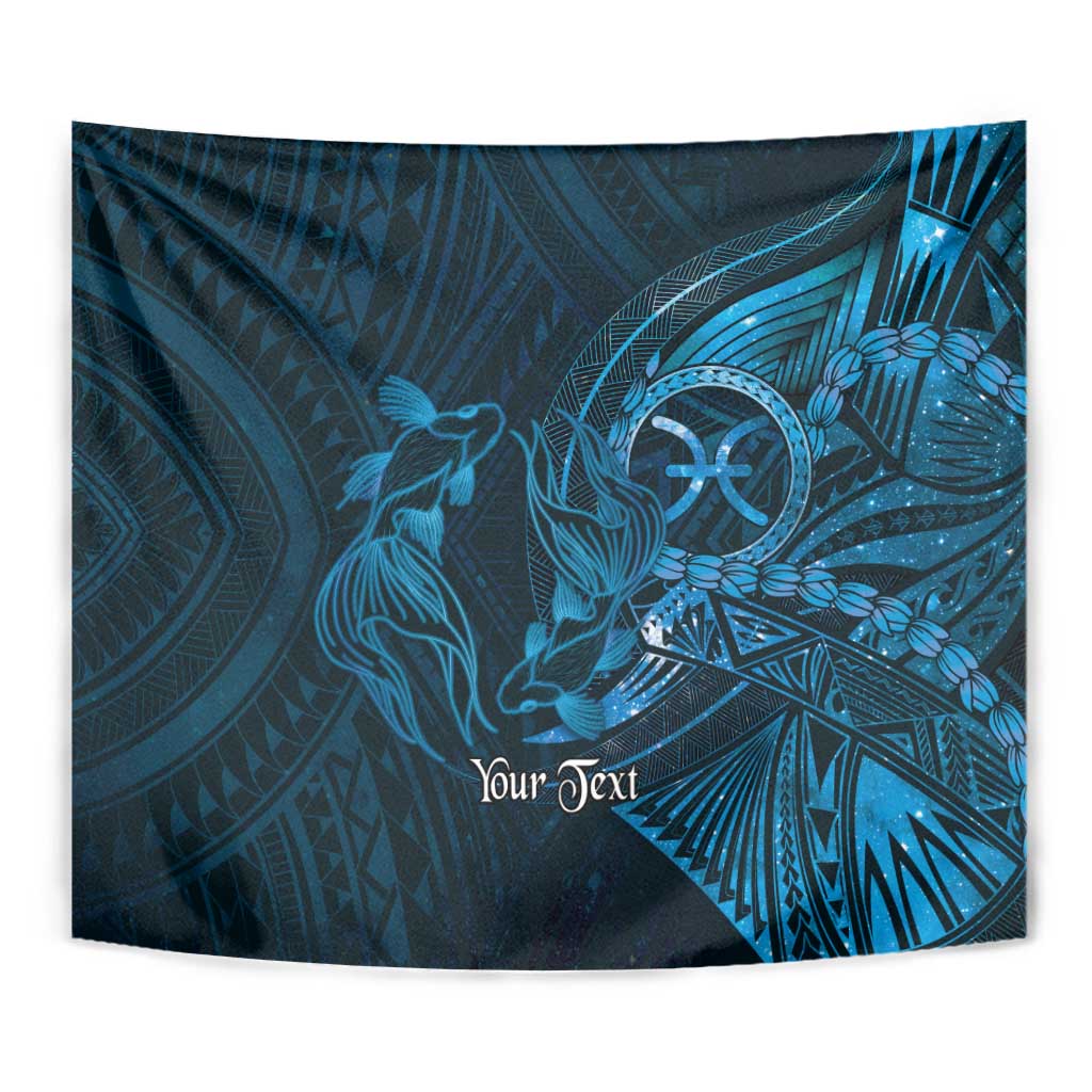 Personalised Polynesia Zodiac Pisces Tapestry Galaxy Polynesian Pattern Chest Tattoo Style LT14 - Polynesian Pride