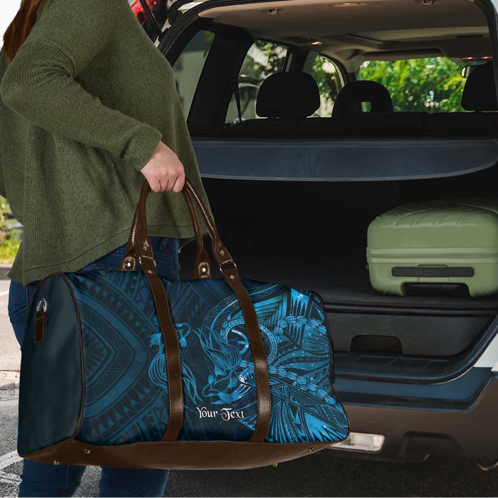 Personalised Polynesia Zodiac Pisces Travel Bag Galaxy Polynesian Pattern Chest Tattoo Style LT14 - Polynesian Pride