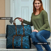 Personalised Polynesia Zodiac Pisces Travel Bag Galaxy Polynesian Pattern Chest Tattoo Style LT14 - Polynesian Pride