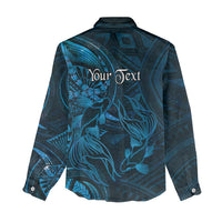 Personalised Polynesia Zodiac Pisces Women Casual Shirt Galaxy Polynesian Pattern Chest Tattoo Style LT14 - Polynesian Pride