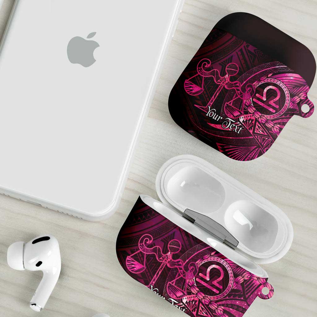 Personalised Polynesia Zodiac Libra AirPods Case Galaxy Polynesian Pattern Chest Tattoo Style LT14 - Polynesian Pride