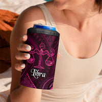 Personalised Polynesia Zodiac Libra 4 in 1 Can Cooler Tumbler Galaxy Polynesian Pattern Chest Tattoo Style LT14 - Polynesian Pride