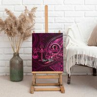 Personalised Polynesia Zodiac Libra Canvas Wall Art Galaxy Polynesian Pattern Chest Tattoo Style