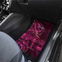 Personalised Polynesia Zodiac Libra Car Mats Galaxy Polynesian Pattern Chest Tattoo Style LT14 - Polynesian Pride