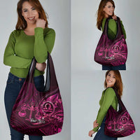 Personalised Polynesia Zodiac Libra Grocery Bag Galaxy Polynesian Pattern Chest Tattoo Style LT14 - Polynesian Pride