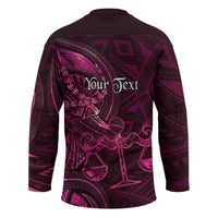 Personalised Polynesia Zodiac Libra Hockey Jersey Galaxy Polynesian Pattern Chest Tattoo Style LT14 - Polynesian Pride