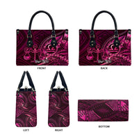 Personalised Polynesia Zodiac Libra Leather Bag Galaxy Polynesian Pattern Chest Tattoo Style LT14 - Polynesian Pride