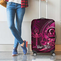 Personalised Polynesia Zodiac Libra Luggage Cover Galaxy Polynesian Pattern Chest Tattoo Style LT14 - Polynesian Pride