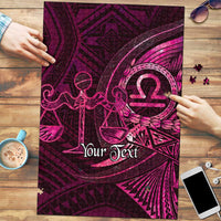 Personalised Polynesia Zodiac Libra Puzzle Galaxy Polynesian Pattern Chest Tattoo Style
