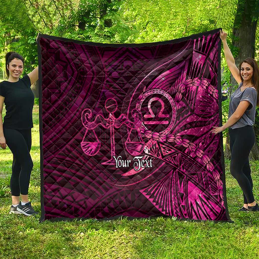Personalised Polynesia Zodiac Libra Quilt Galaxy Polynesian Pattern Chest Tattoo Style LT14 - Polynesian Pride