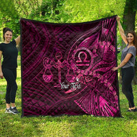 Personalised Polynesia Zodiac Libra Quilt Galaxy Polynesian Pattern Chest Tattoo Style LT14 - Polynesian Pride