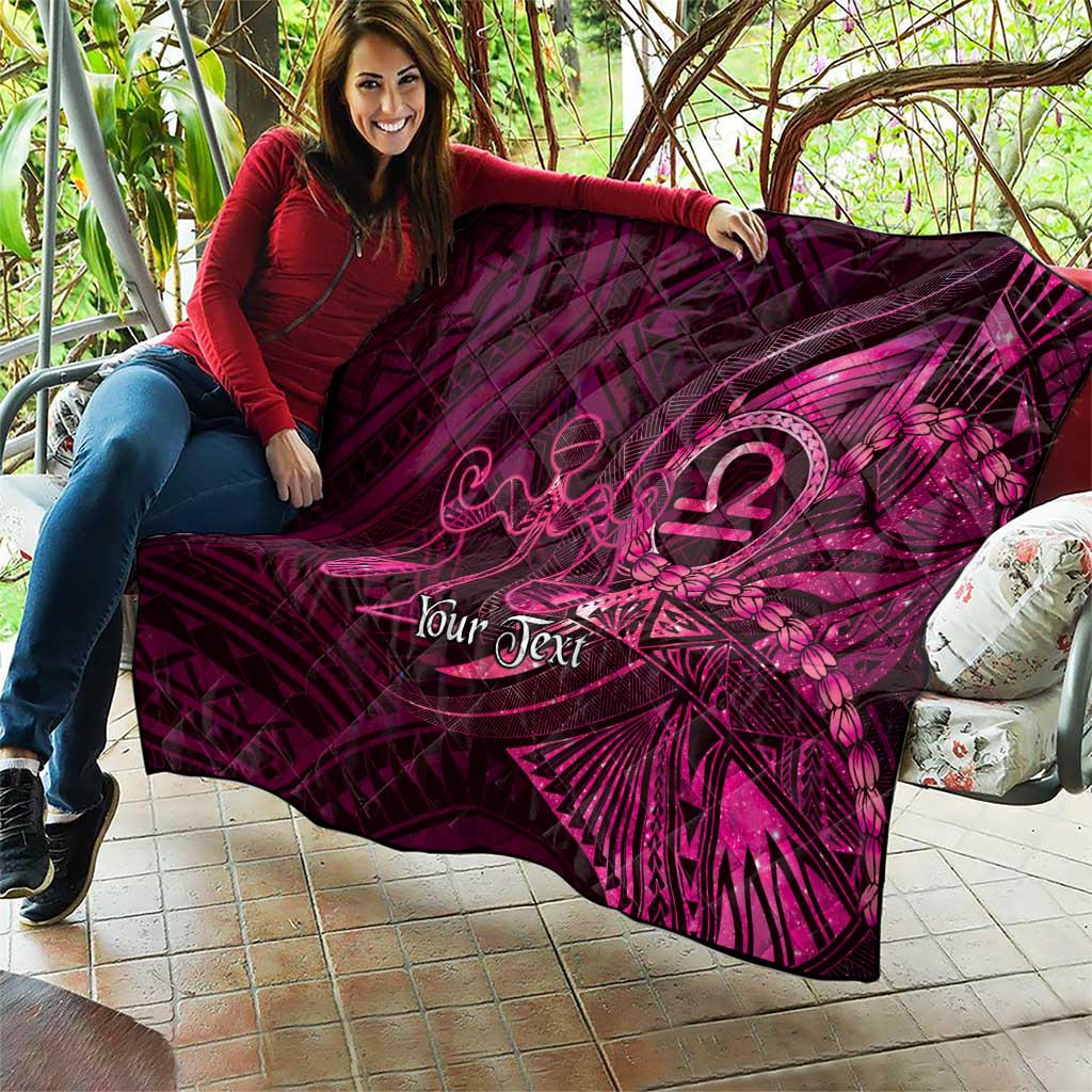 Personalised Polynesia Zodiac Libra Quilt Galaxy Polynesian Pattern Chest Tattoo Style LT14 - Polynesian Pride