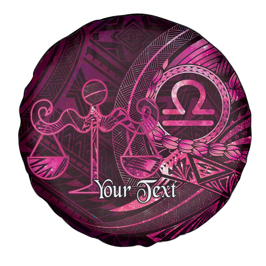 Personalised Polynesia Zodiac Libra Spare Tire Cover Galaxy Polynesian Pattern Chest Tattoo Style LT14 - Polynesian Pride