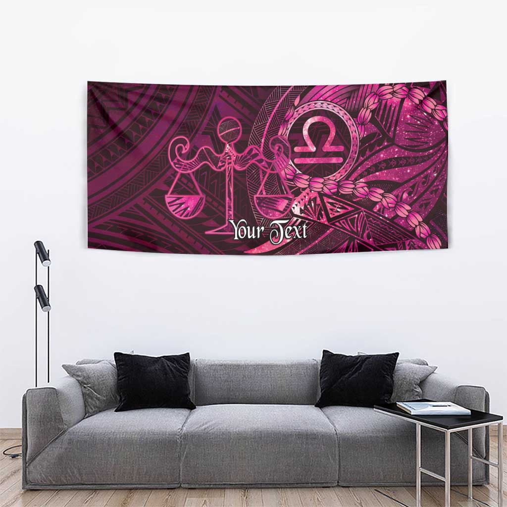 Personalised Polynesia Zodiac Libra Tapestry Galaxy Polynesian Pattern Chest Tattoo Style LT14 - Polynesian Pride