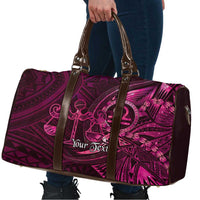 Personalised Polynesia Zodiac Libra Travel Bag Galaxy Polynesian Pattern Chest Tattoo Style LT14 - Polynesian Pride