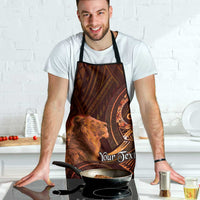 Personalised Polynesia Zodiac Leo Apron Galaxy Polynesian Pattern Chest Tattoo Style LT14 - Polynesian Pride