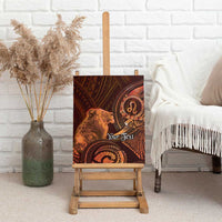 Personalised Polynesia Zodiac Leo Canvas Wall Art Galaxy Polynesian Pattern Chest Tattoo Style