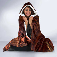 Personalised Polynesia Zodiac Leo Hooded Blanket Galaxy Polynesian Pattern Chest Tattoo Style LT14 - Polynesian Pride