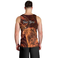 Personalised Polynesia Zodiac Leo Men Tank Top Galaxy Polynesian Pattern Chest Tattoo Style LT14 - Polynesian Pride
