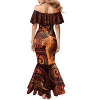Personalised Polynesia Zodiac Leo Mermaid Dress Galaxy Polynesian Pattern Chest Tattoo Style