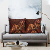 Personalised Polynesia Zodiac Leo Pillow Cover Galaxy Polynesian Pattern Chest Tattoo Style LT14 - Polynesian Pride