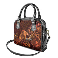 Personalised Polynesia Zodiac Leo Shoulder Handbag Galaxy Polynesian Pattern Chest Tattoo Style LT14 - Polynesian Pride