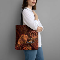 Personalised Polynesia Zodiac Leo Tote Bag Galaxy Polynesian Pattern Chest Tattoo Style LT14 - Polynesian Pride