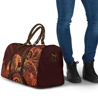 Personalised Polynesia Zodiac Leo Travel Bag Galaxy Polynesian Pattern Chest Tattoo Style LT14 - Polynesian Pride
