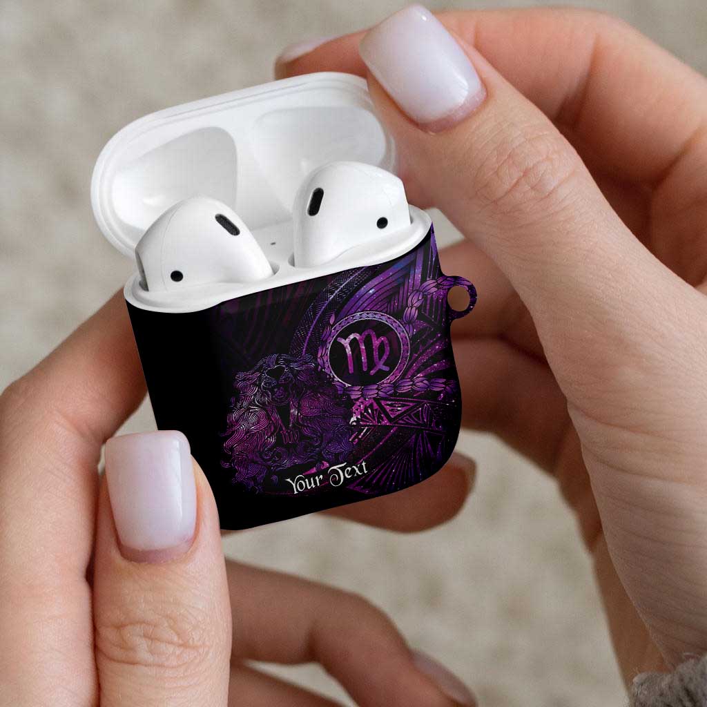 Personalised Polynesia Zodiac Virgo AirPods Case Galaxy Polynesian Pattern Chest Tattoo Style LT14 - Polynesian Pride