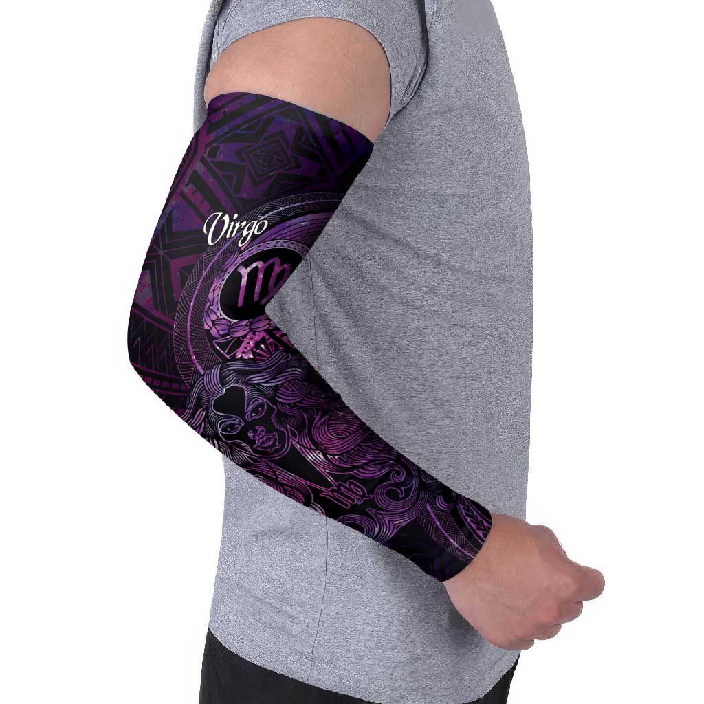 Personalised Polynesia Zodiac Virgo Arm Sleeves Galaxy Polynesian Pattern Chest Tattoo Style LT14 - Polynesian Pride