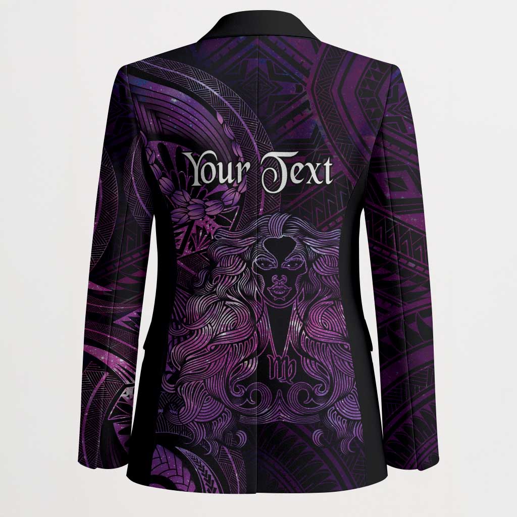 Personalised Polynesia Zodiac Virgo Blazer Galaxy Polynesian Pattern Chest Tattoo Style LT14 - Polynesian Pride