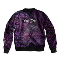 Personalised Polynesia Zodiac Virgo Bomber Jacket Galaxy Polynesian Pattern Chest Tattoo Style LT14 - Polynesian Pride