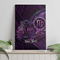 Personalised Polynesia Zodiac Virgo Canvas Wall Art Galaxy Polynesian Pattern Chest Tattoo Style LT14 - Polynesian Pride