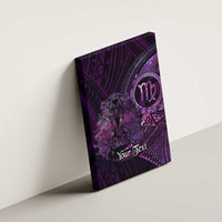 Personalised Polynesia Zodiac Virgo Canvas Wall Art Galaxy Polynesian Pattern Chest Tattoo Style LT14 - Polynesian Pride