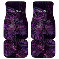 Personalised Polynesia Zodiac Virgo Car Mats Galaxy Polynesian Pattern Chest Tattoo Style LT14 - Polynesian Pride