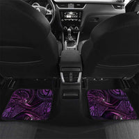 Personalised Polynesia Zodiac Virgo Car Mats Galaxy Polynesian Pattern Chest Tattoo Style LT14 Set 2pcs - Back Purple - Polynesian Pride
