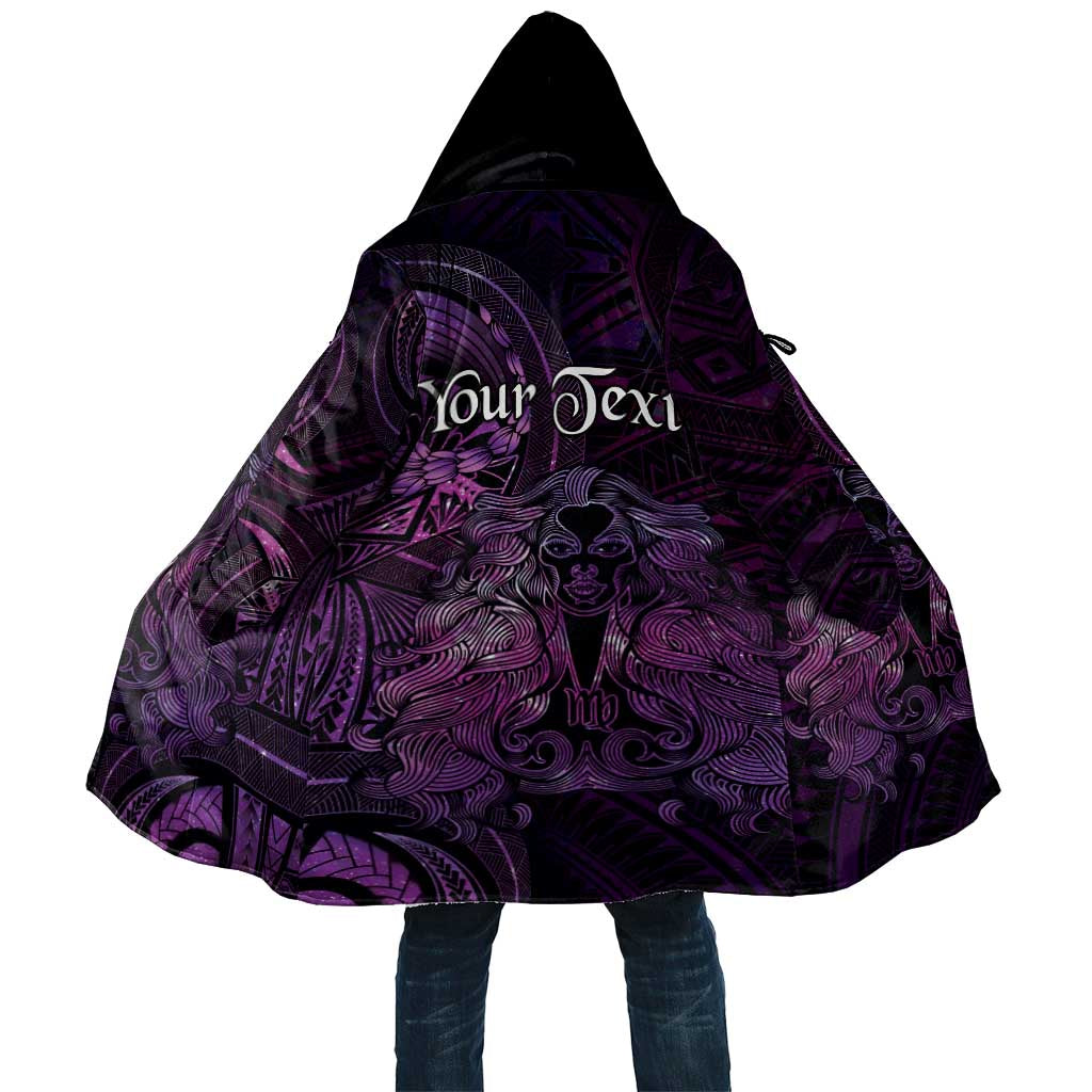 Personalised Polynesia Zodiac Virgo Cloak Galaxy Polynesian Pattern Chest Tattoo Style LT14 Unisex Purple - Polynesian Pride