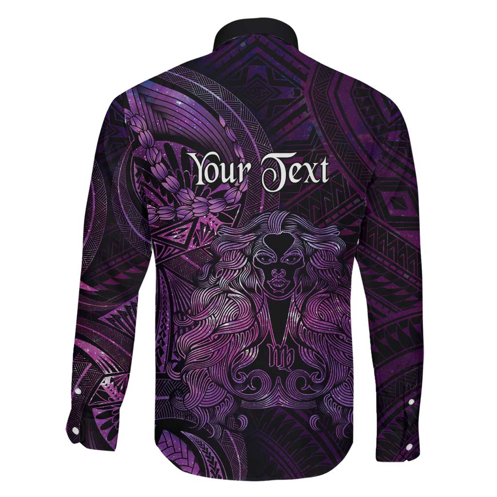 Personalised Polynesia Zodiac Virgo Family Matching Puletasi and Hawaiian Shirt Galaxy Polynesian Pattern Chest Tattoo Style LT14 - Polynesian Pride