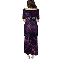Personalised Polynesia Zodiac Virgo Family Matching Puletasi and Hawaiian Shirt Galaxy Polynesian Pattern Chest Tattoo Style LT14 - Polynesian Pride