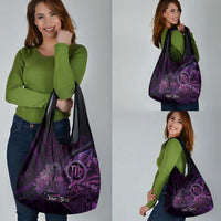 Personalised Polynesia Zodiac Virgo Grocery Bag Galaxy Polynesian Pattern Chest Tattoo Style LT14 - Polynesian Pride