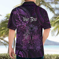 Personalised Polynesia Zodiac Virgo Hawaiian Shirt Galaxy Polynesian Pattern Chest Tattoo Style LT14 - Polynesian Pride