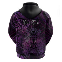 Personalised Polynesia Zodiac Virgo Hoodie Galaxy Polynesian Pattern Chest Tattoo Style LT14 - Polynesian Pride