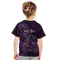 Personalised Polynesia Zodiac Virgo Kid T Shirt Galaxy Polynesian Pattern Chest Tattoo Style LT14 - Polynesian Pride