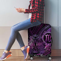 Personalised Polynesia Zodiac Virgo Luggage Cover Galaxy Polynesian Pattern Chest Tattoo Style LT14 - Polynesian Pride