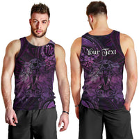 Personalised Polynesia Zodiac Virgo Men Tank Top Galaxy Polynesian Pattern Chest Tattoo Style LT14 - Polynesian Pride