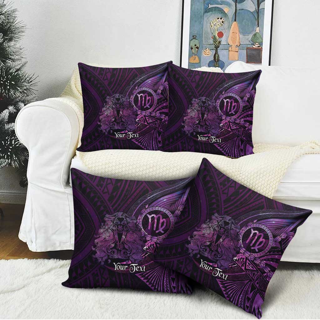 Personalised Polynesia Zodiac Virgo Pillow Cover Galaxy Polynesian Pattern Chest Tattoo Style LT14 - Polynesian Pride