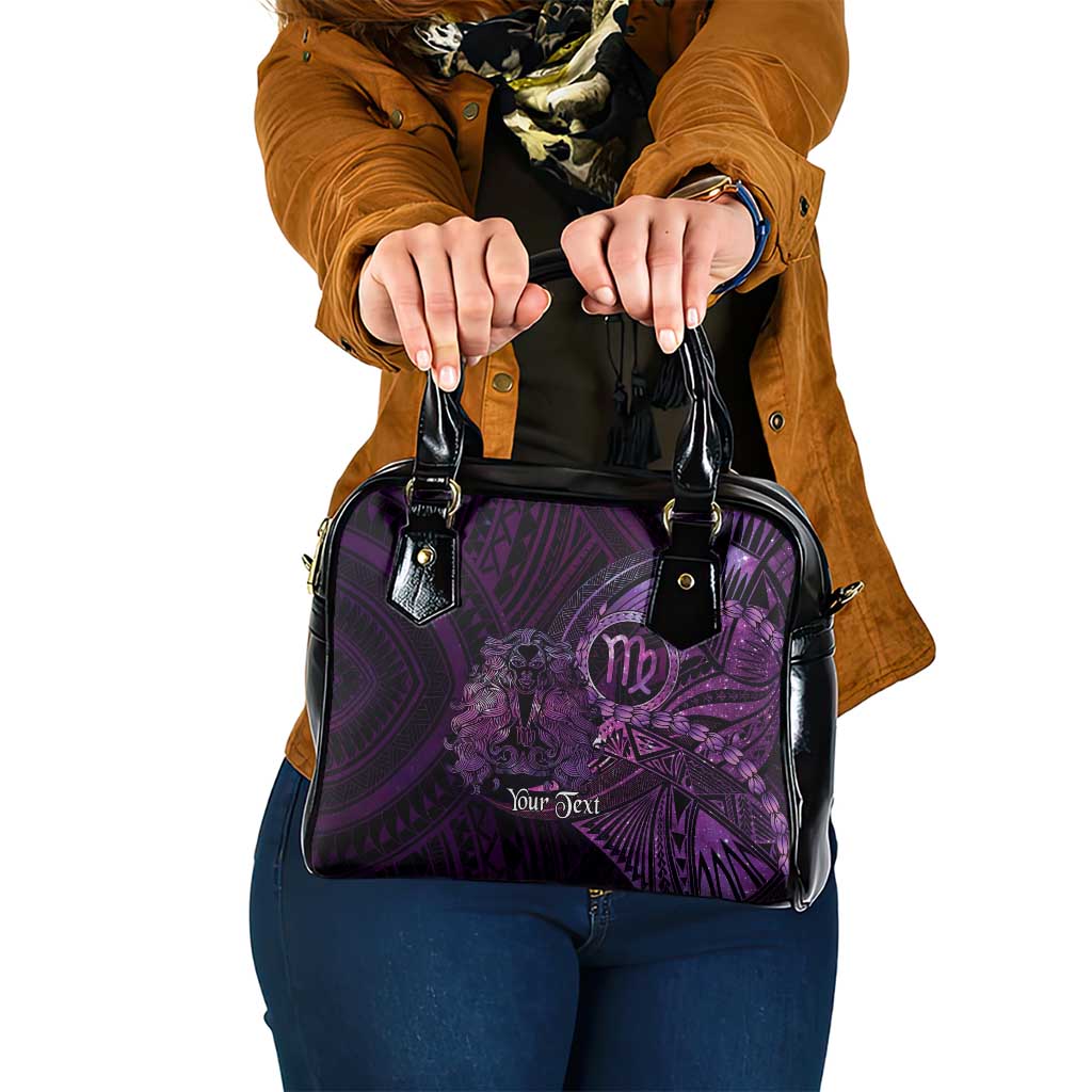 Personalised Polynesia Zodiac Virgo Shoulder Handbag Galaxy Polynesian Pattern Chest Tattoo Style